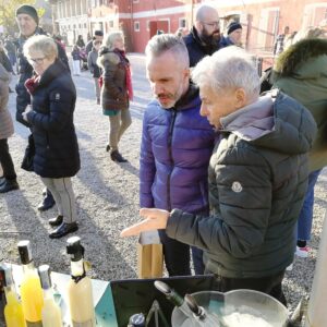 I comici Marco e Pippo in visita 