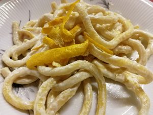 Bigoli con Arancello
